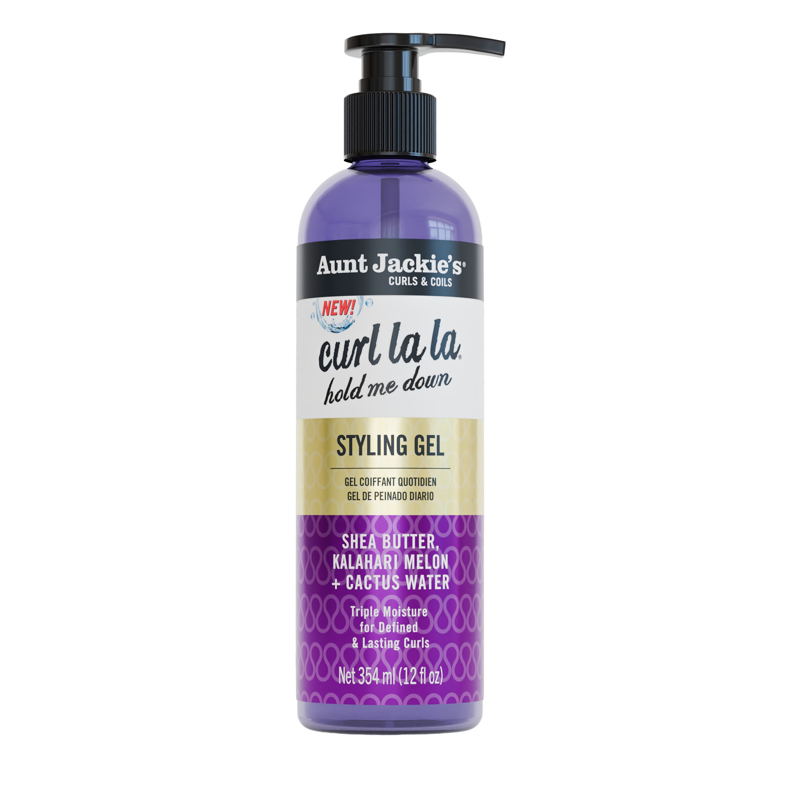 Aunt Jackie's Curls & Coils Curl La La Hold Me Down Styling Gel
