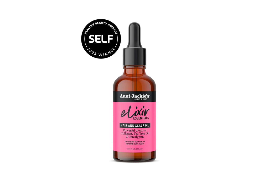 Aunt Jackie’s Curls & Coils Elixir Essentials: Collagen & Tea Tree Hair & Scalp Oil Receives the SELF 2023 “Healthy Beauty Award”