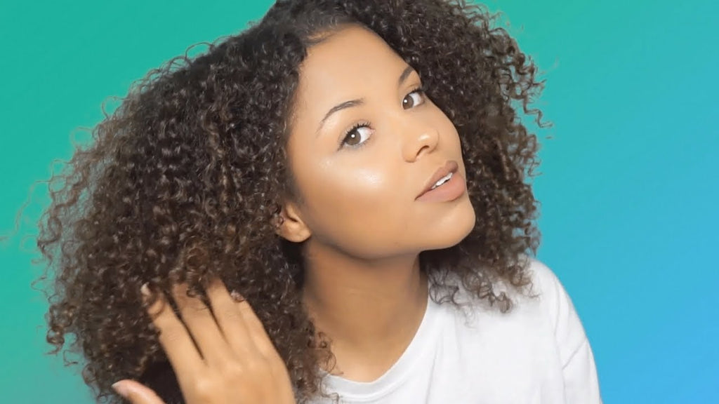 How to define curly hair with one product