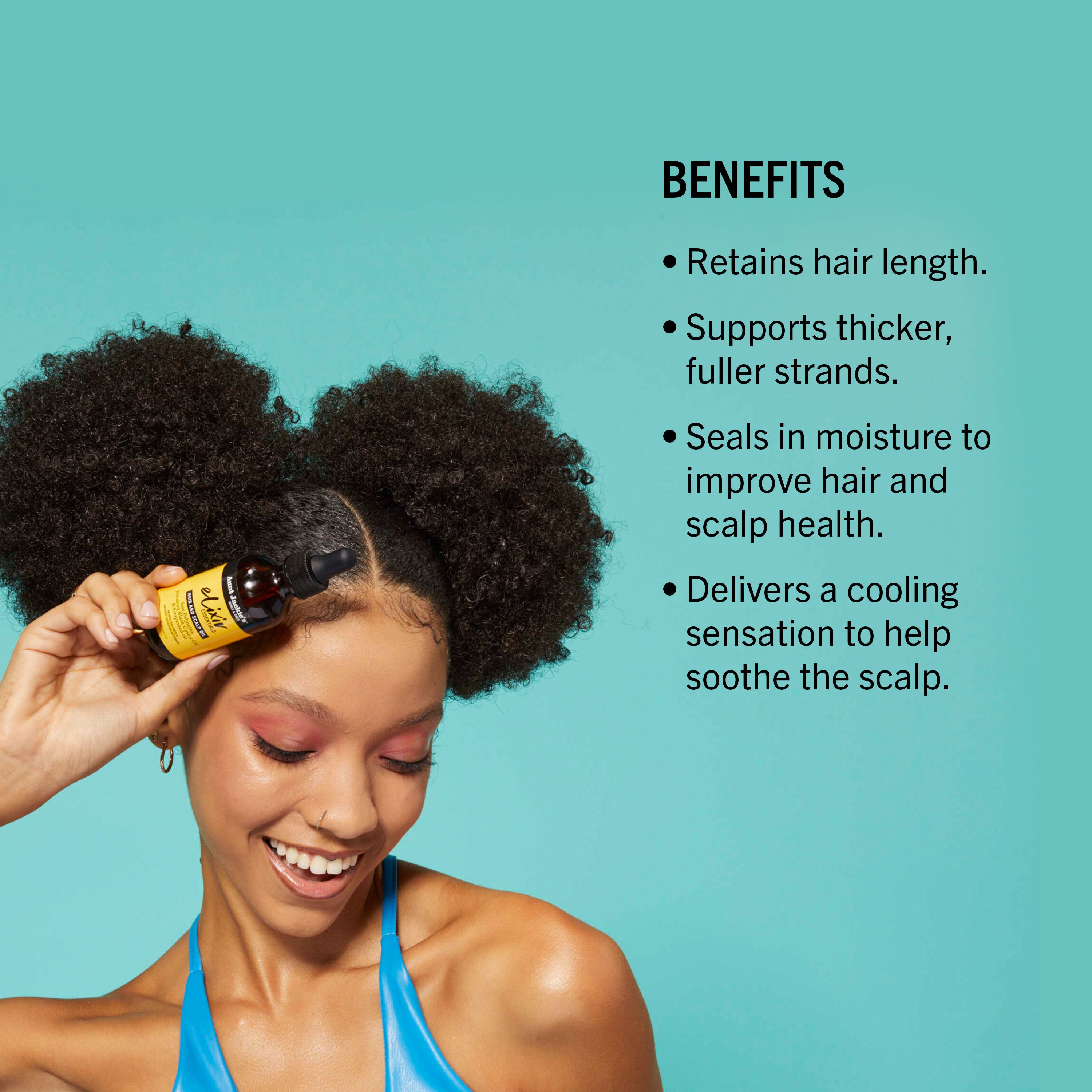Aunt Jackie's Palmetto Oil & Jamaican Black Castor Elixir Hair Oil