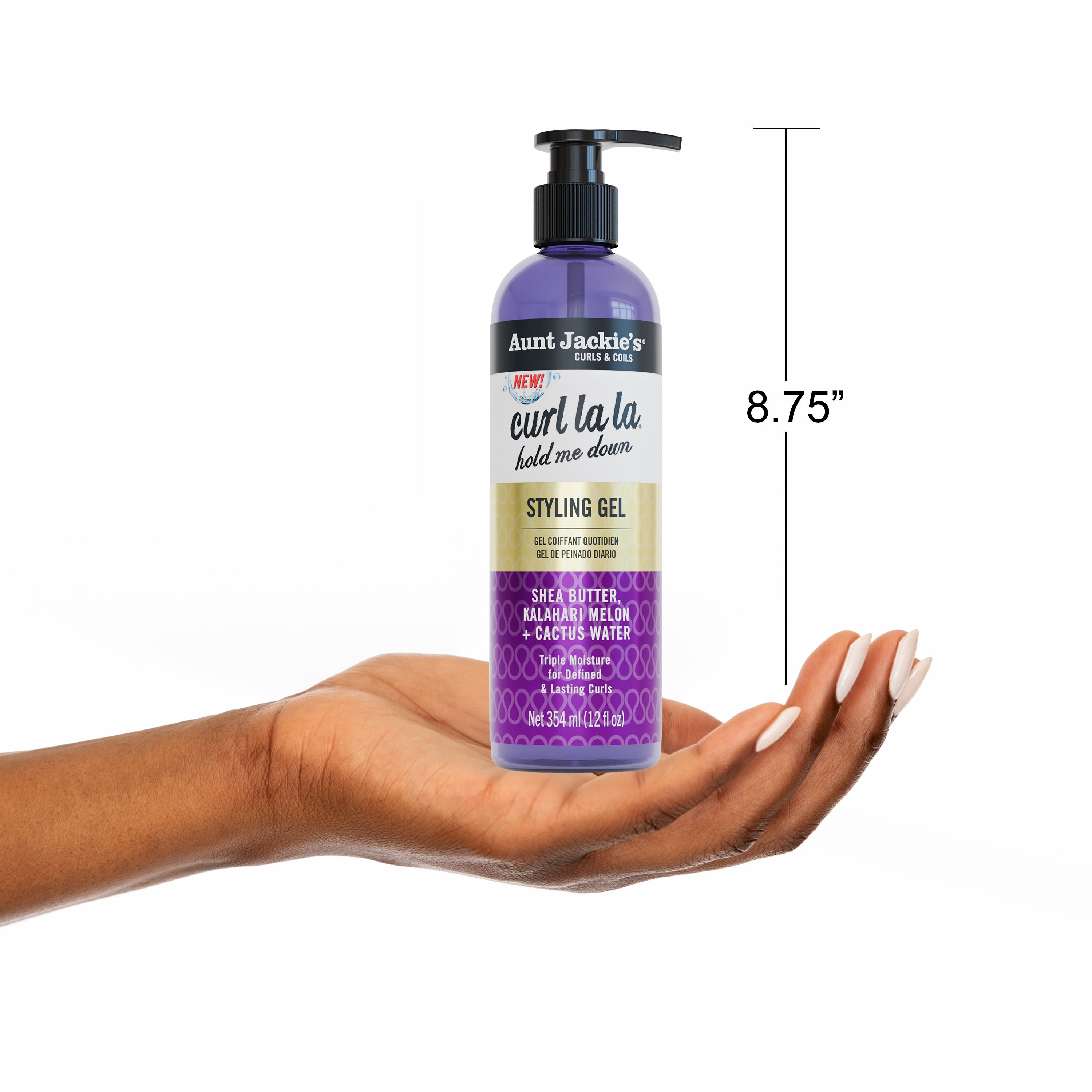 Aunt Jackie's Curls & Coils Curl La La Hold Me Down Styling Gel