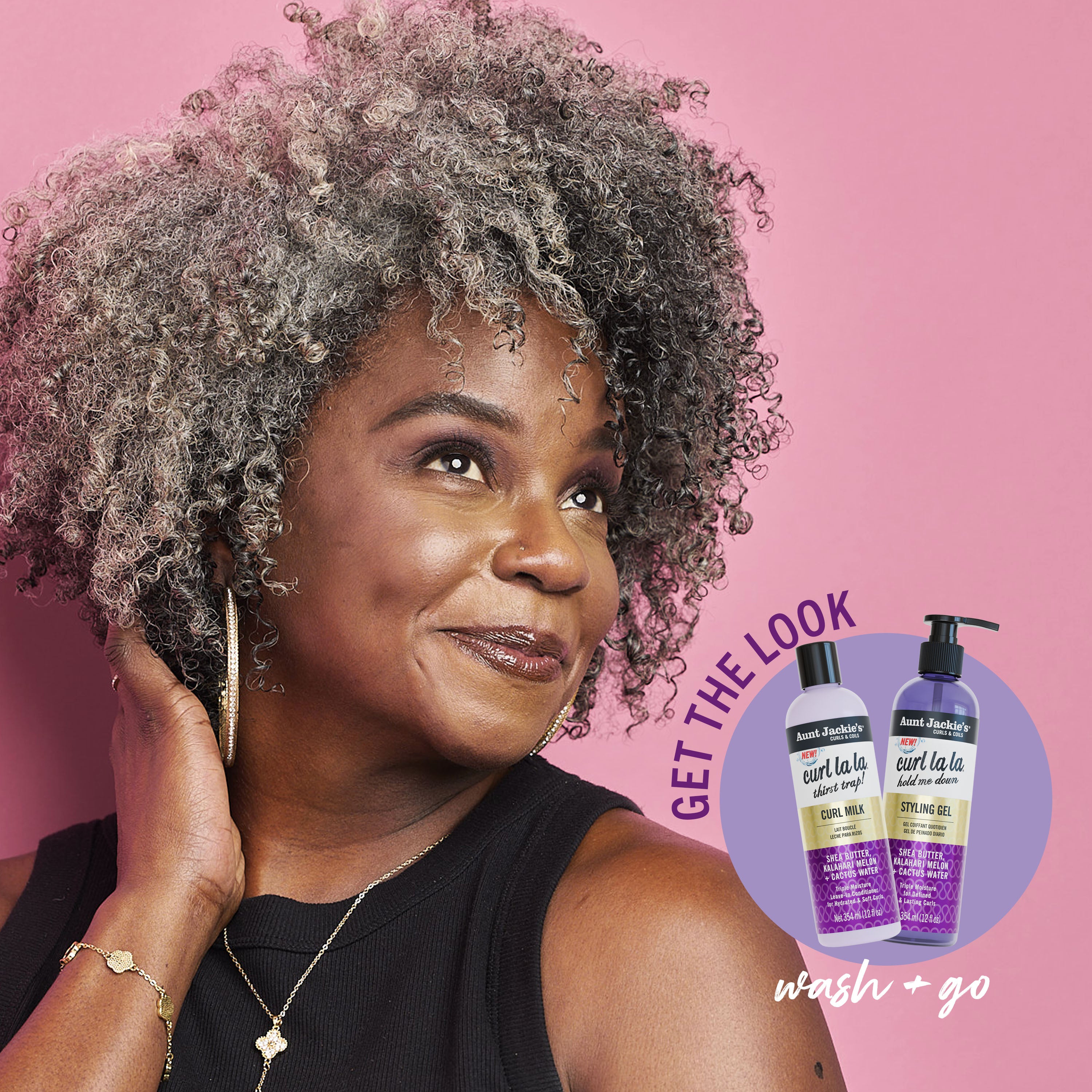 Aunt Jackie's Curls & Coils Curl La La Thirst Trap Curl Milk