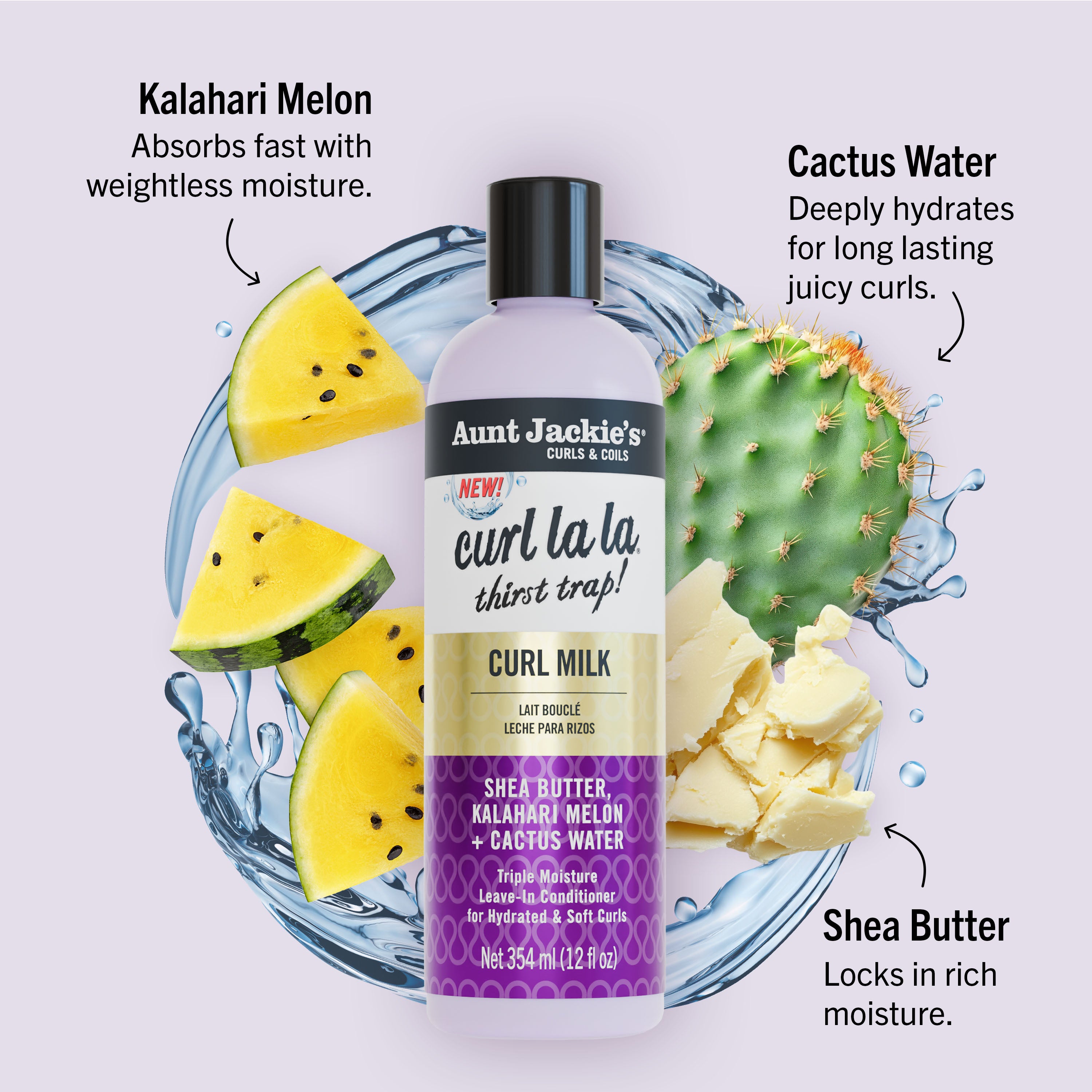 Aunt Jackie's Curls & Coils Curl La La Thirst Trap Curl Milk
