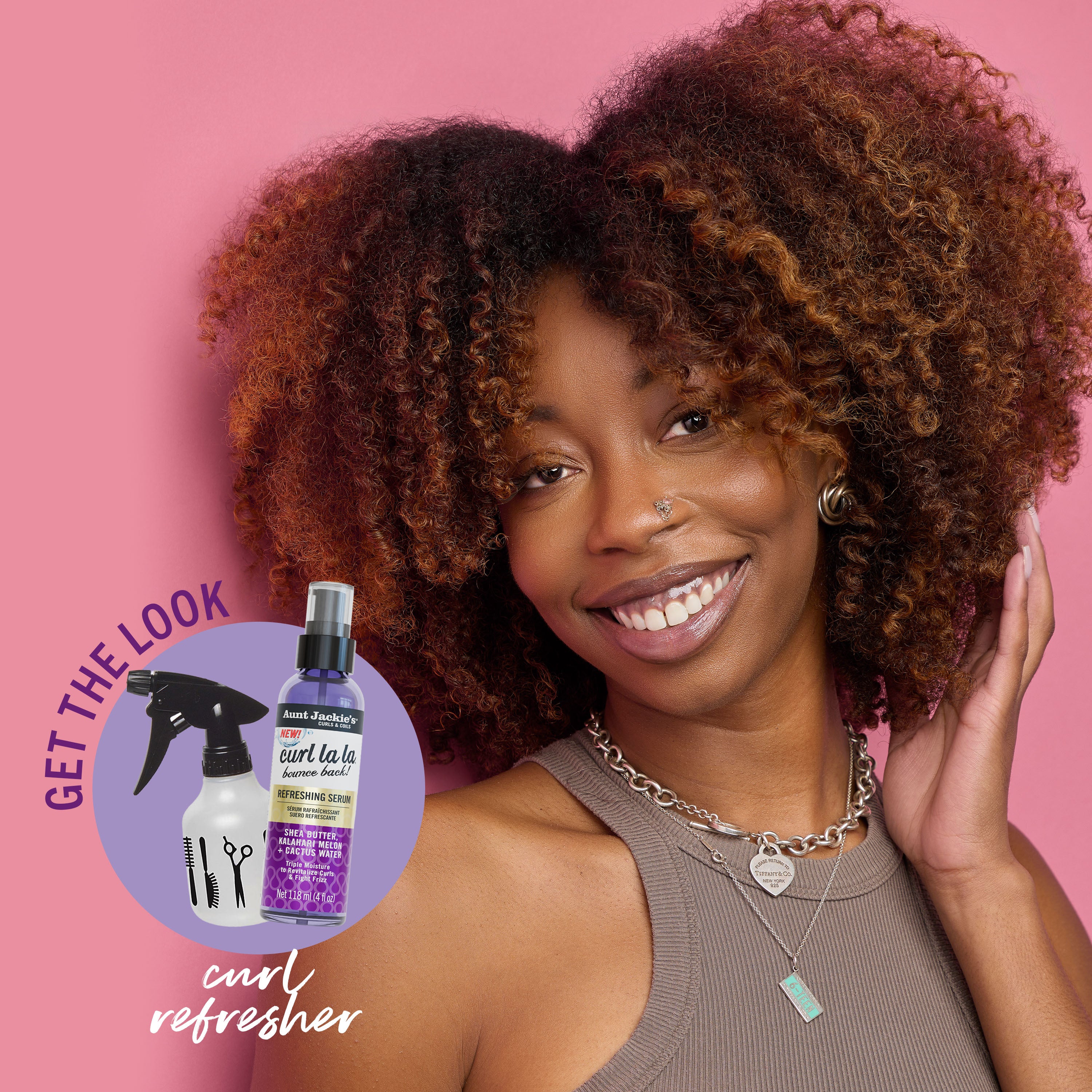 Aunt Jackie's Curls & Coils Curl La La Bounce Back Refreshing Serum