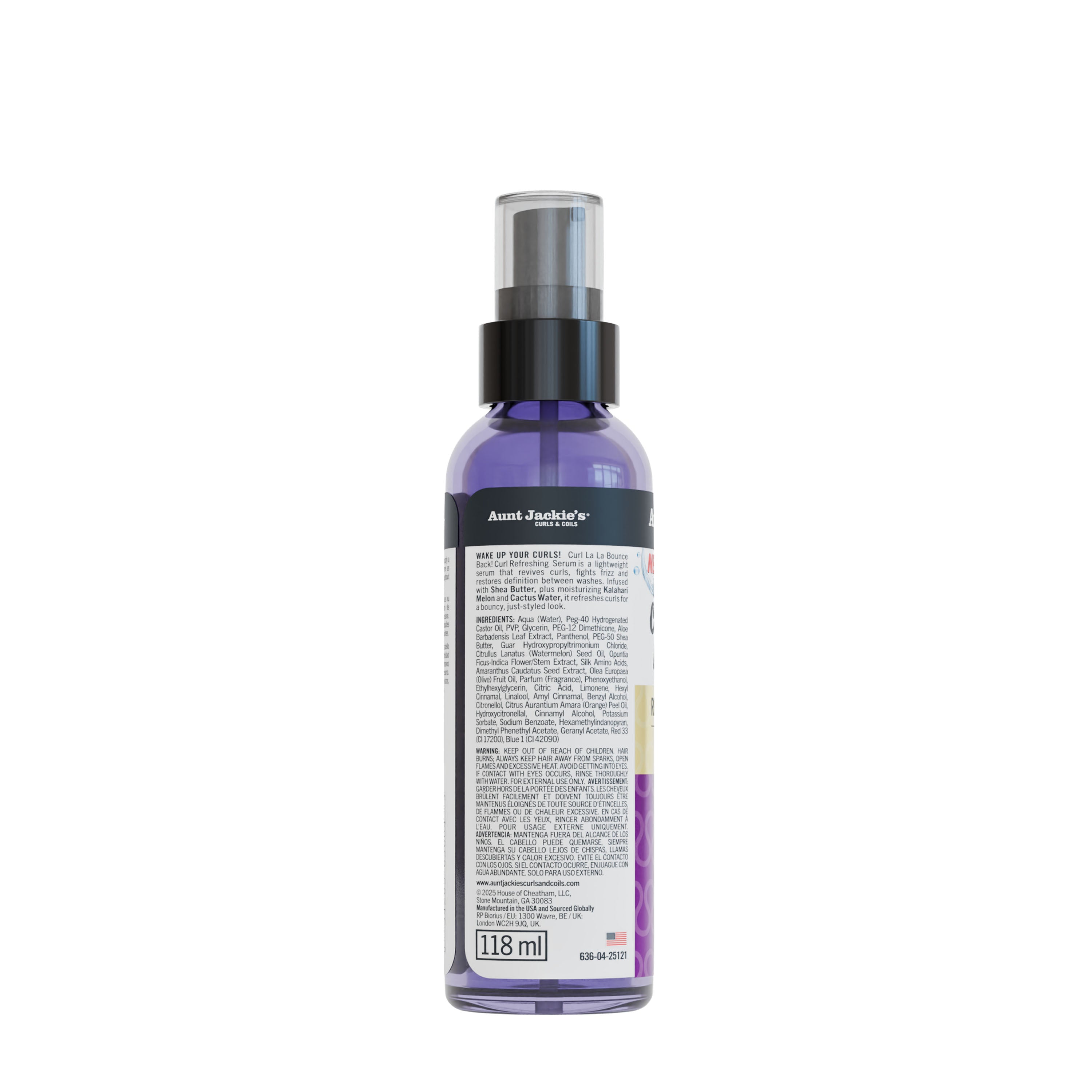 Aunt Jackie's Curls & Coils Curl La La Bounce Back Refreshing Serum