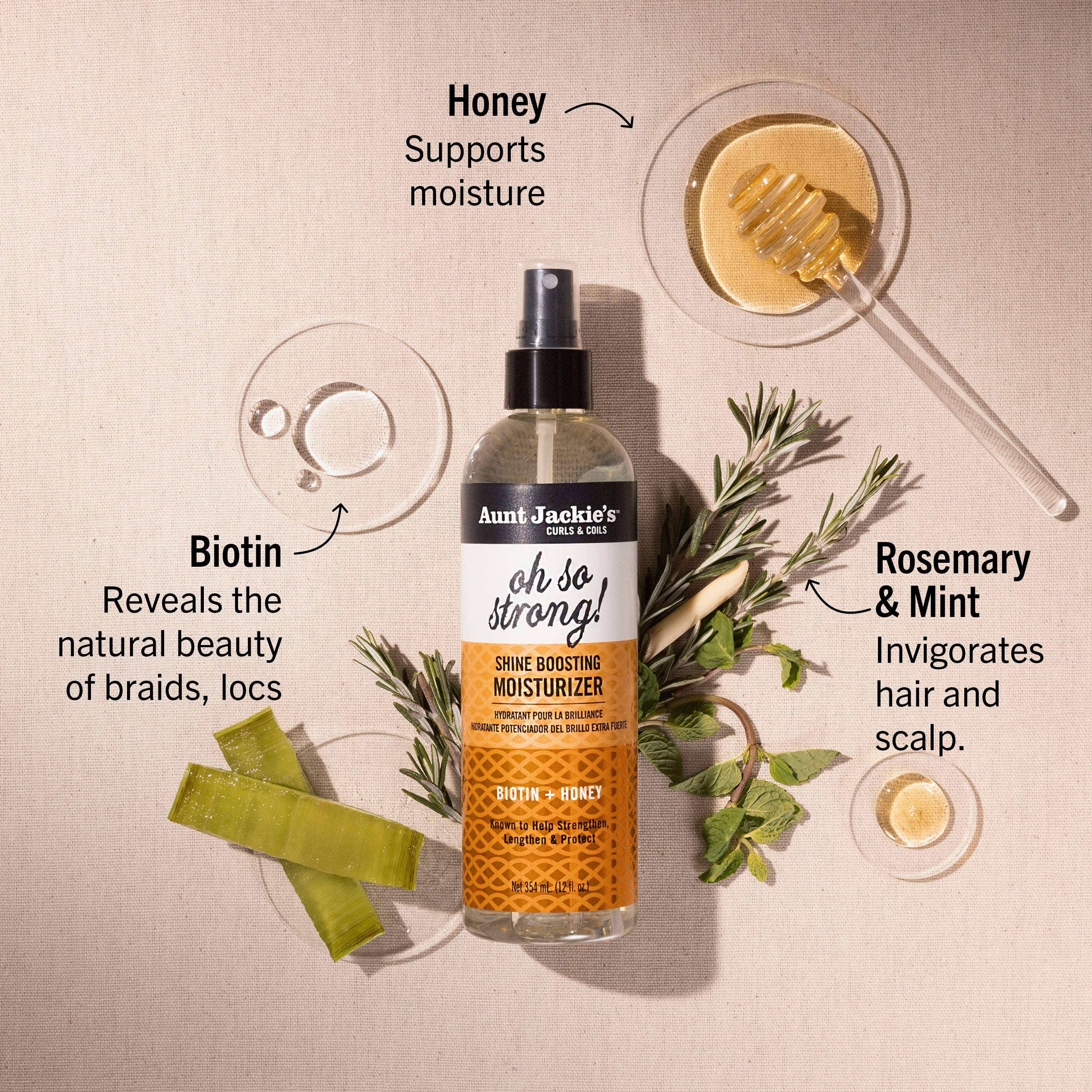 Aunt Jackie’s Braid Refresher Spray Adds Shine & Moisturizes Braids