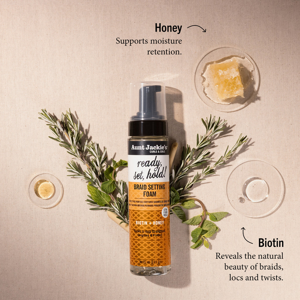 Ready, Set, Hold! Braid Setting Foam with Extra Firm Hold