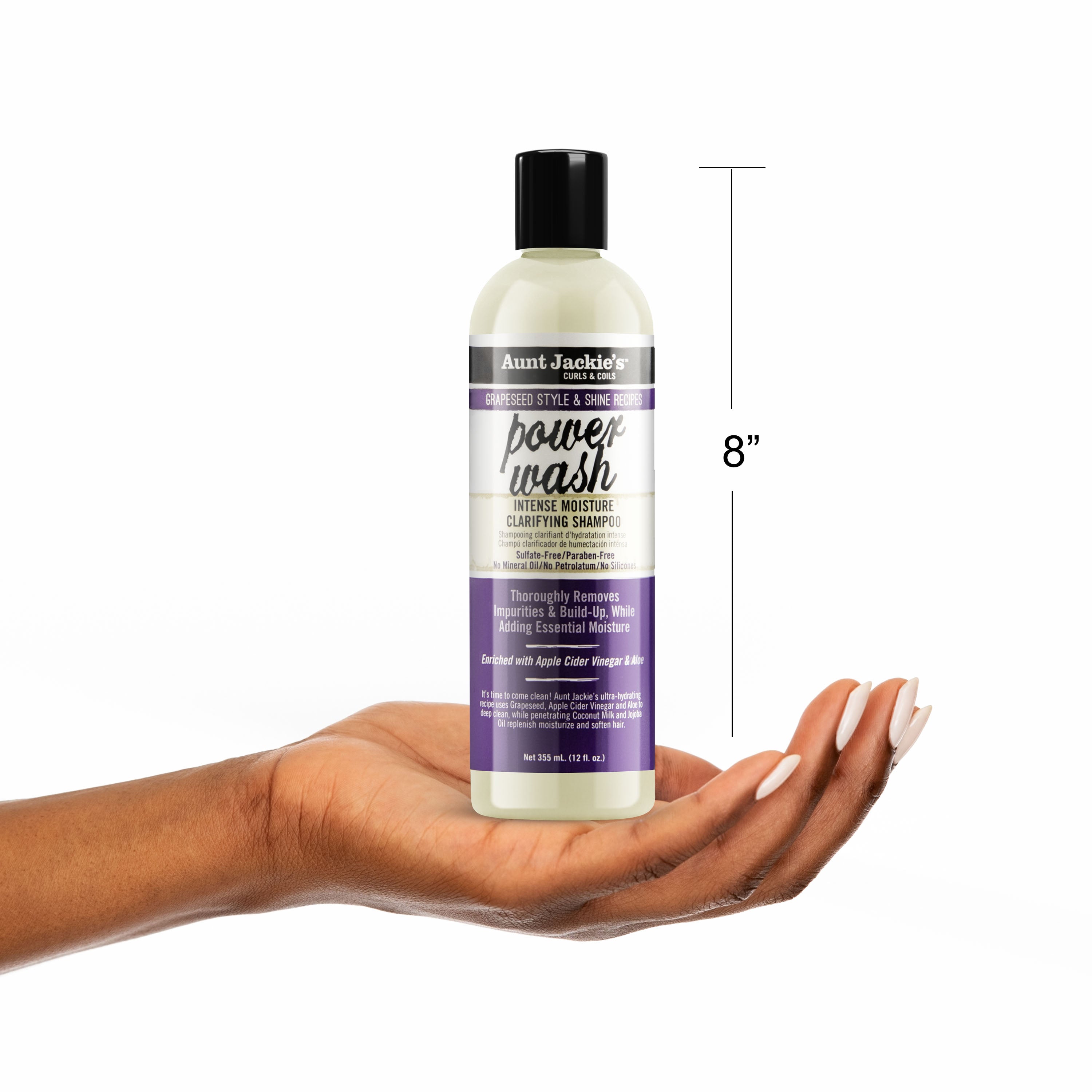 Aunt Jackie's Power Wash Intense Moisture Clarifying Shampoo