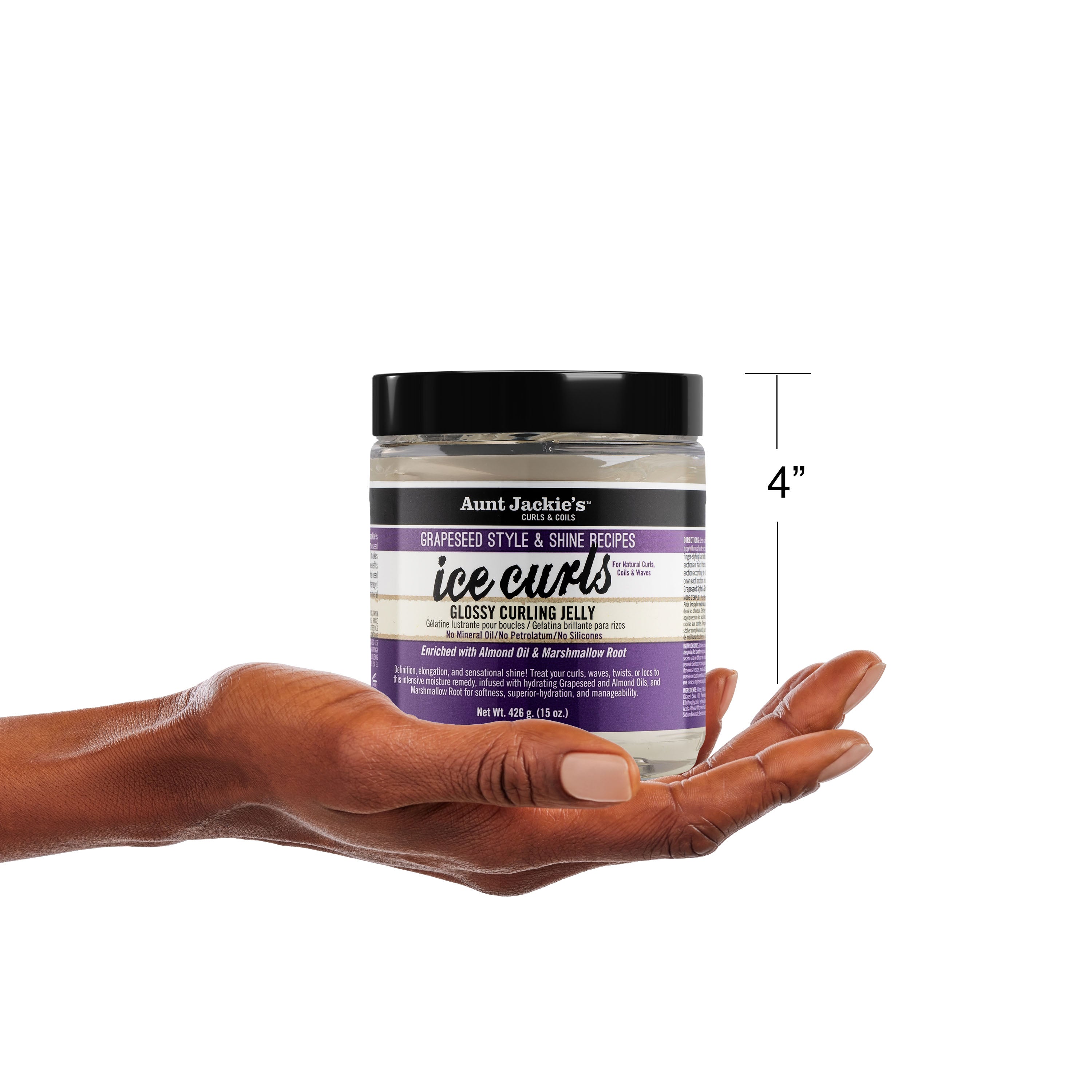 Aunt Jackie's Ice Curls Glossy Curling Jelly - Define & Shine Your