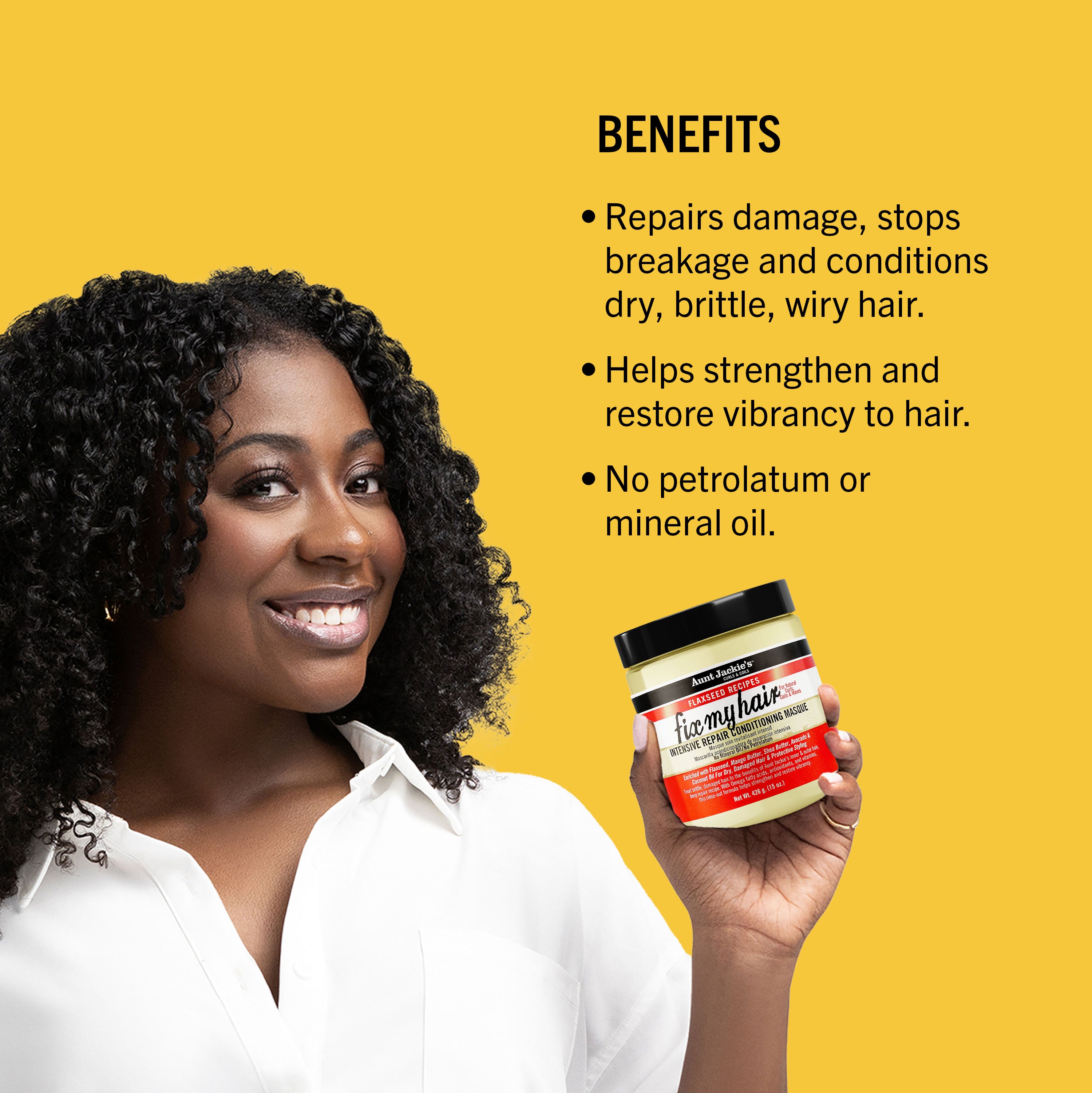 Aunt Jackie's Intensive Repair Hair Mask to Help Strengthen Hair