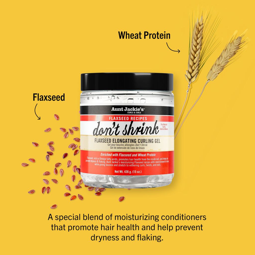 Don't Shrink Flaxseed Elongating Curling Gel