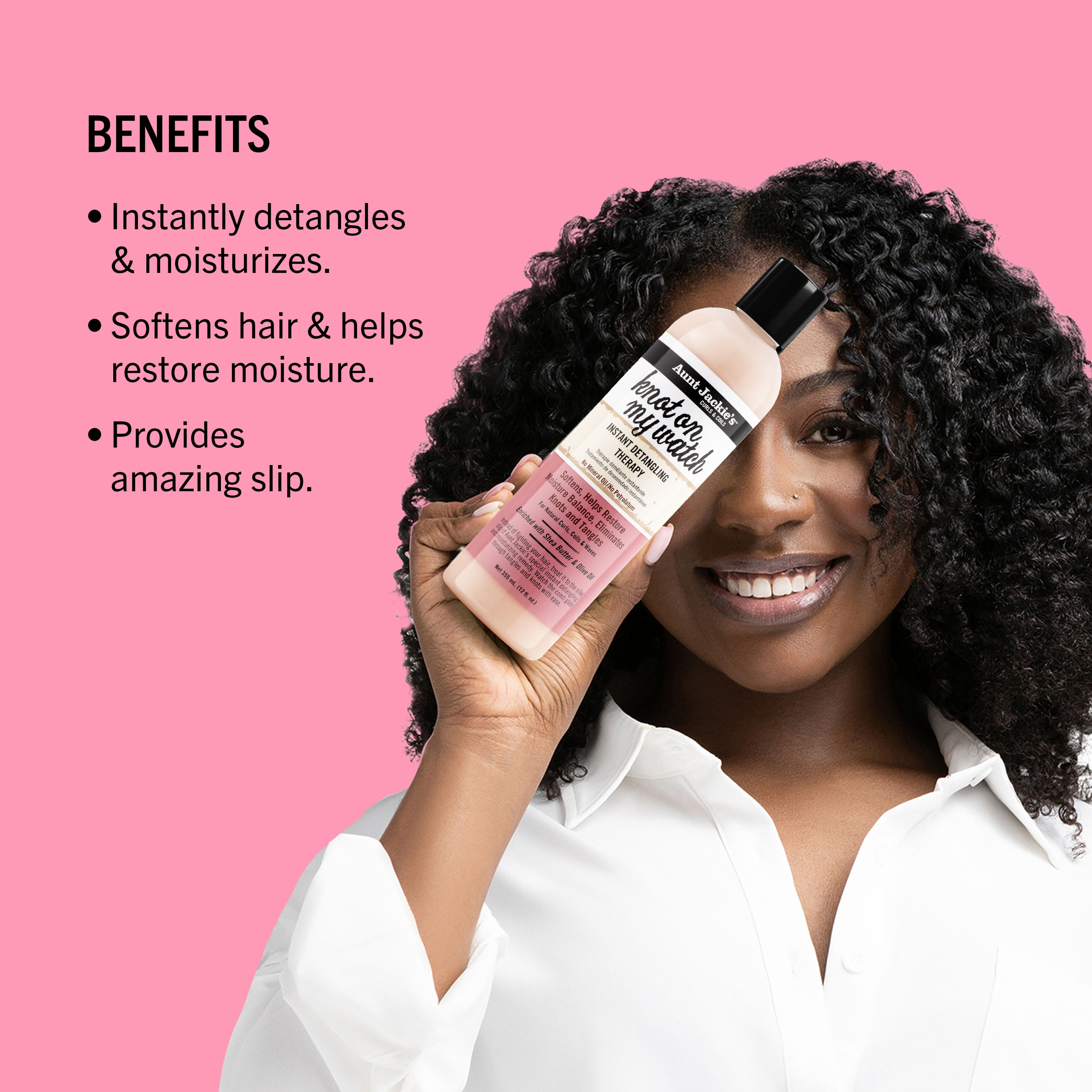 Aunt Jackie's Knot On My Watch Instant Detangling Therapy For Curls