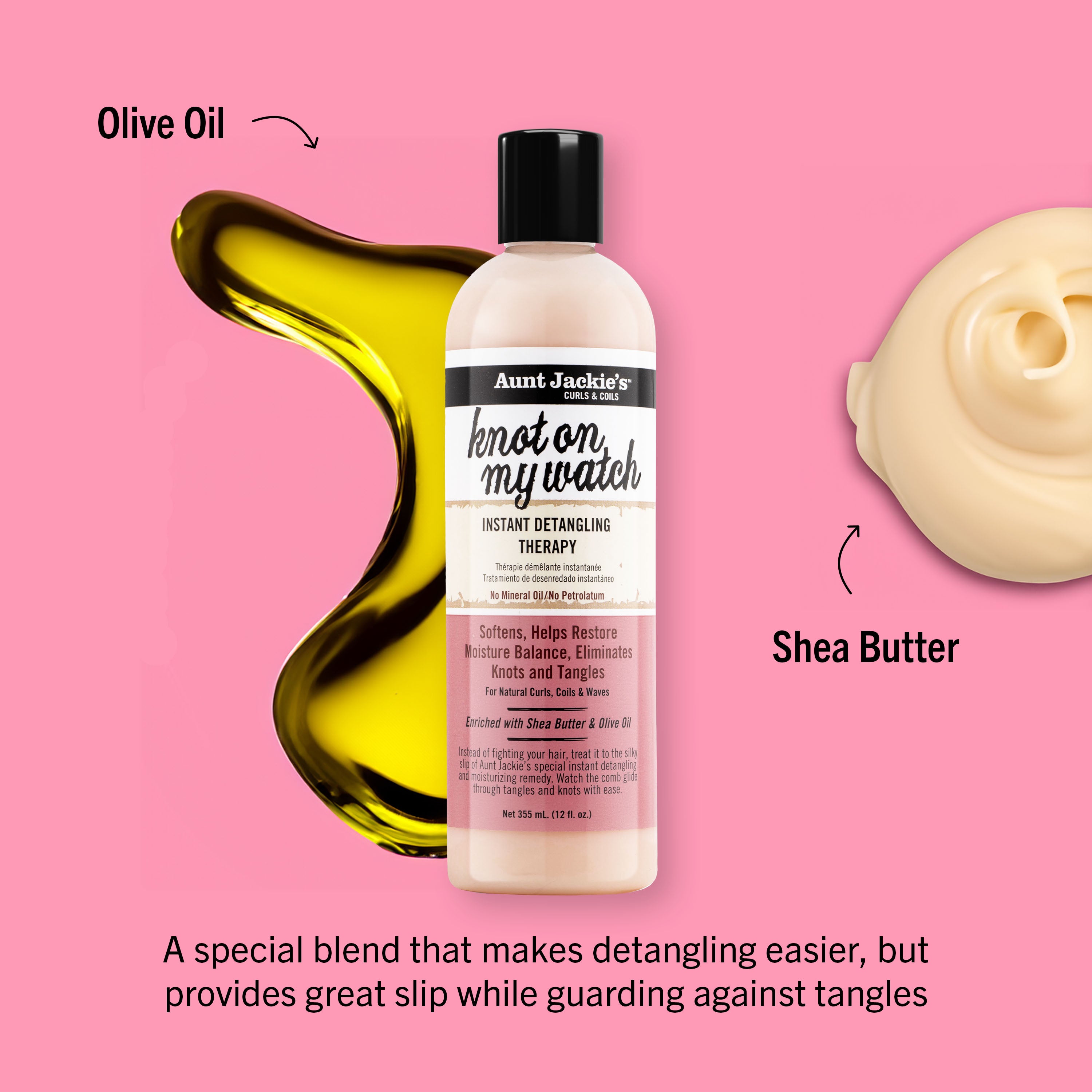 Aunt Jackie's Knot On My Watch Instant Detangling Therapy For Curls