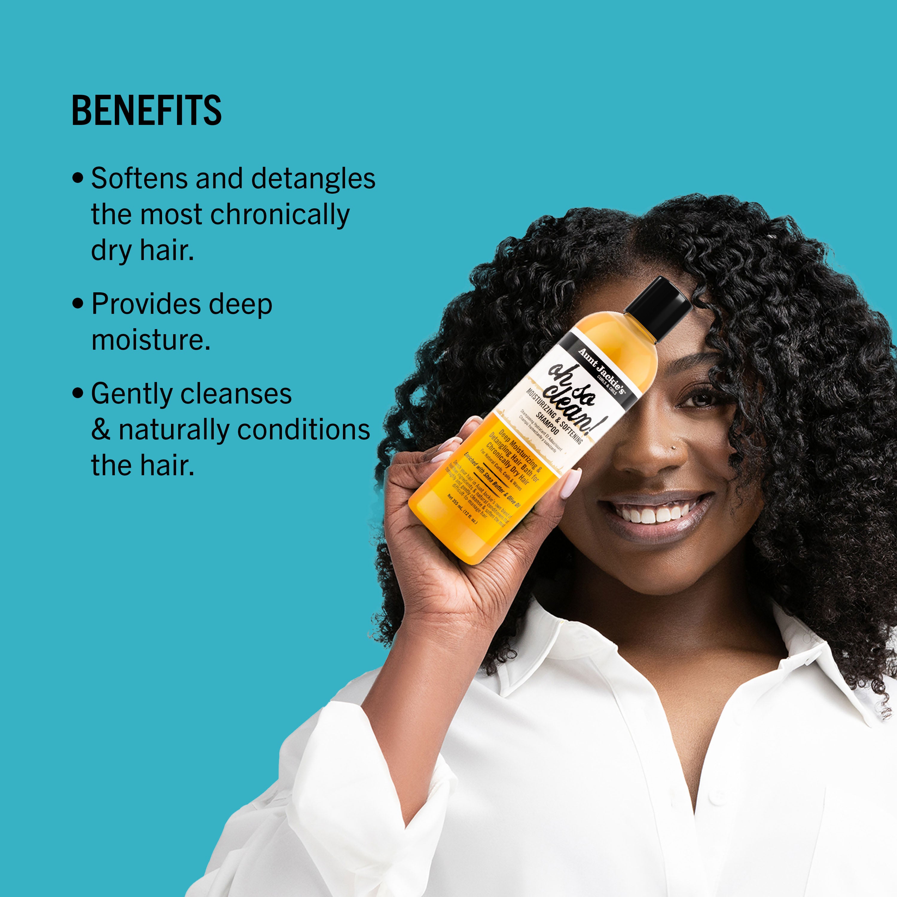 Aunt Jackie's Oh So Clean! Moisturizing & Softening Shampoo