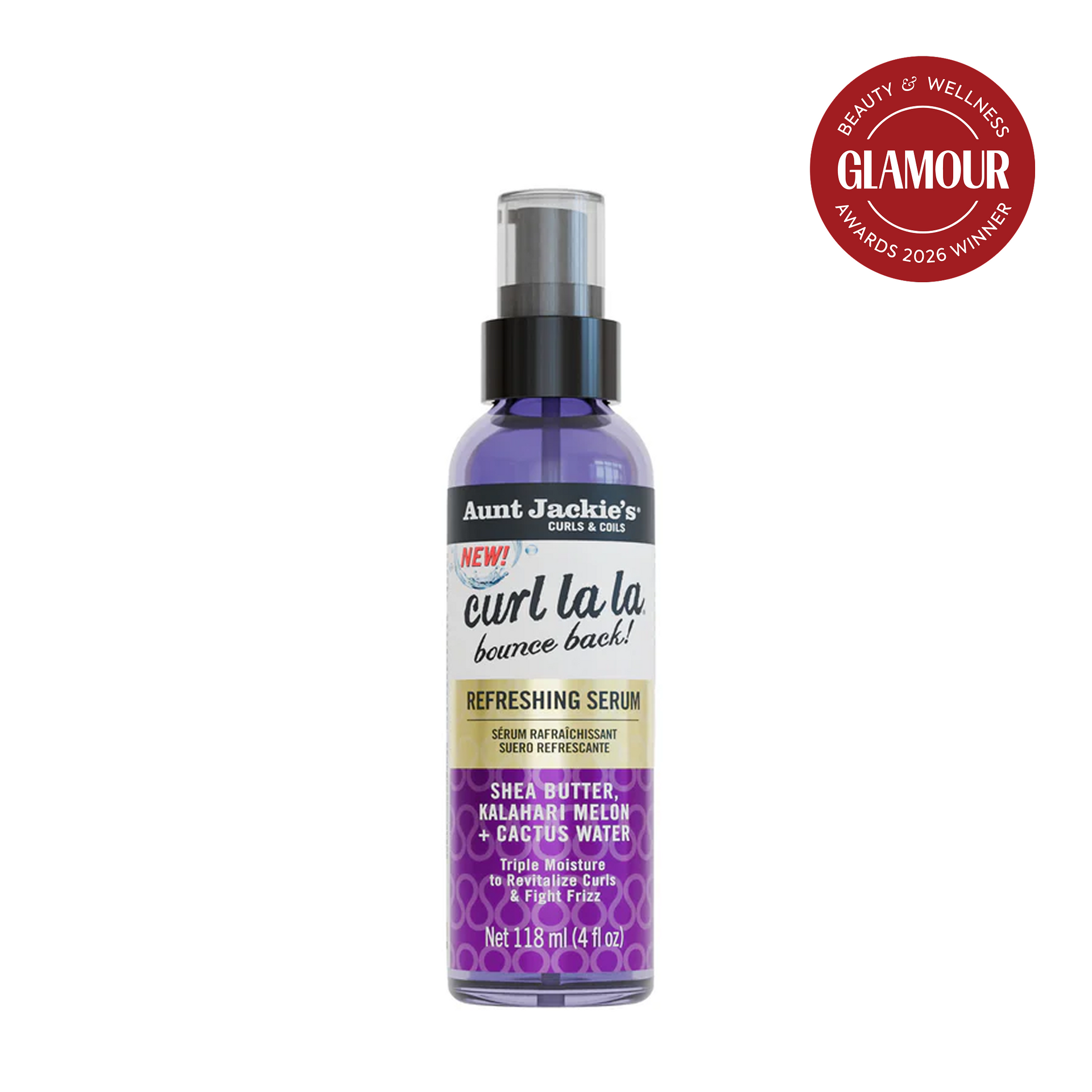 Aunt Jackie's Curls & Coils Curl La La Bounce Back Refreshing Serum